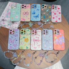 BEISOKY Women's design 2IN1 TPU Mobile Phone Cases With Bracelet