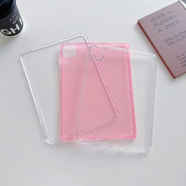 BEISOKY Candy Color 3 in 1 Airbag Acrylic Shockproof Bumper Tablet Case
