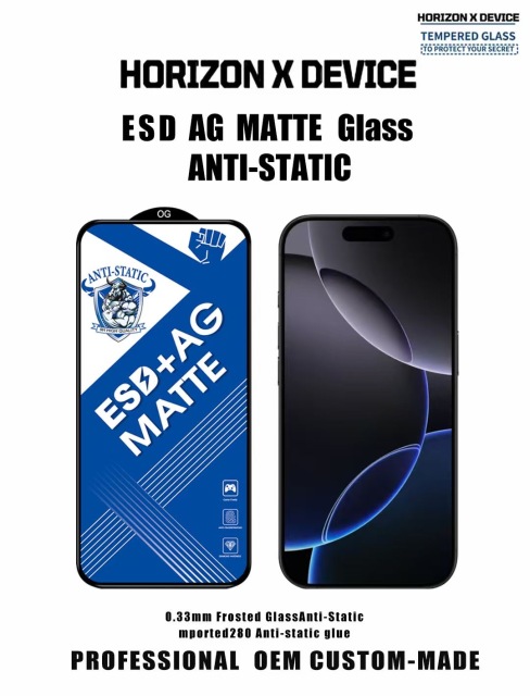 BEISOKY ESD Anti Static Matte Anti Glare Anti Fingerprint 9H Tempered Glass