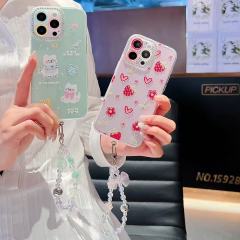 BEISOKY Women's design 2IN1 TPU Mobile Phone Cases With Bracelet