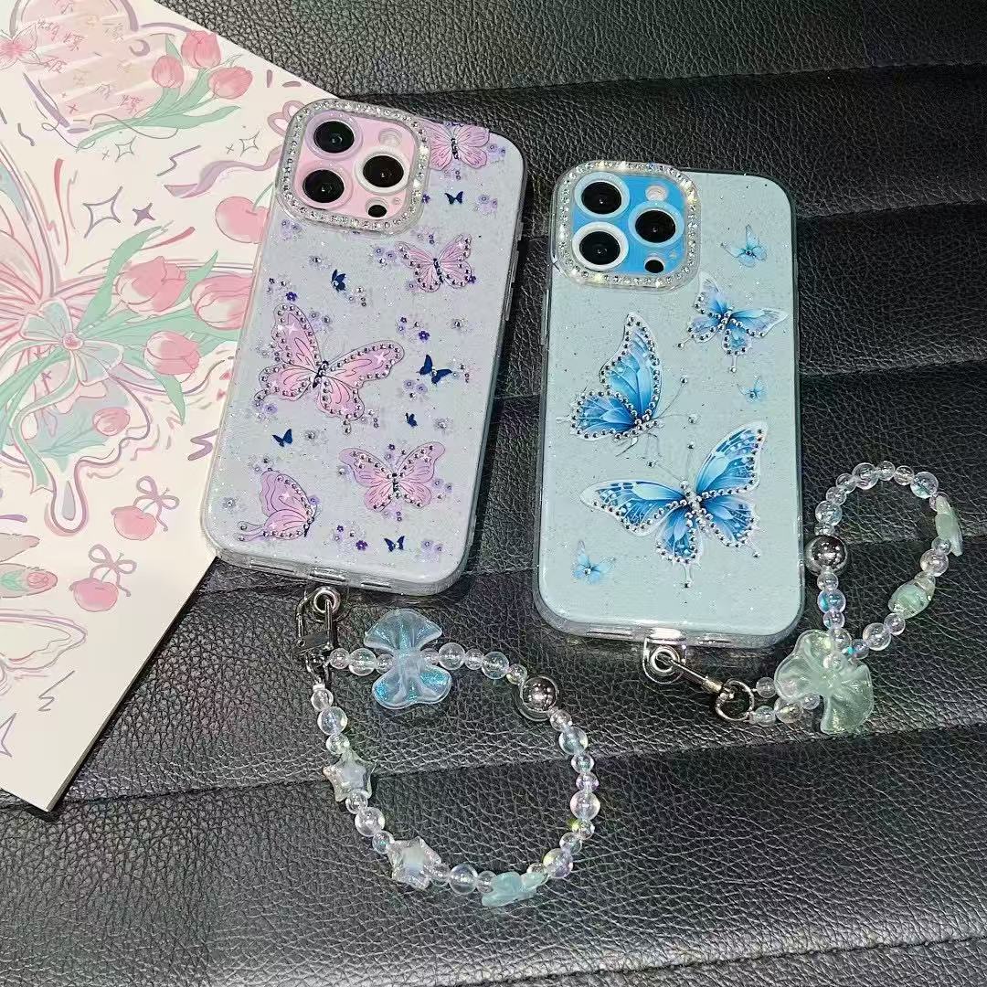 BEISOKY Women's design 2IN1 TPU Mobile Phone Cases With Bracelet