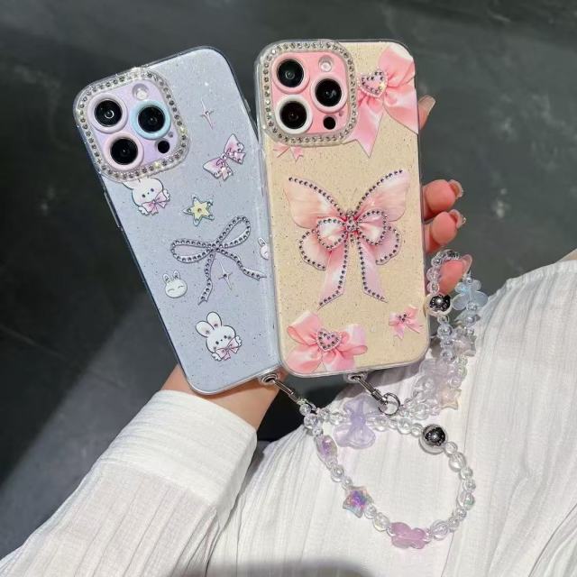 BEISOKY Women's design 2IN1 TPU Mobile Phone Cases With Bracelet