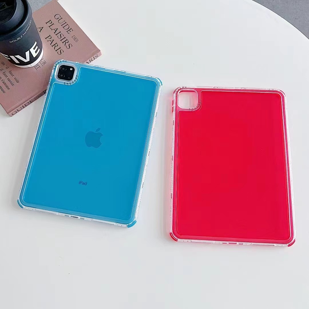 BEISOKY Candy Color 3 in 1 Airbag Acrylic Shockproof Bumper Tablet Case