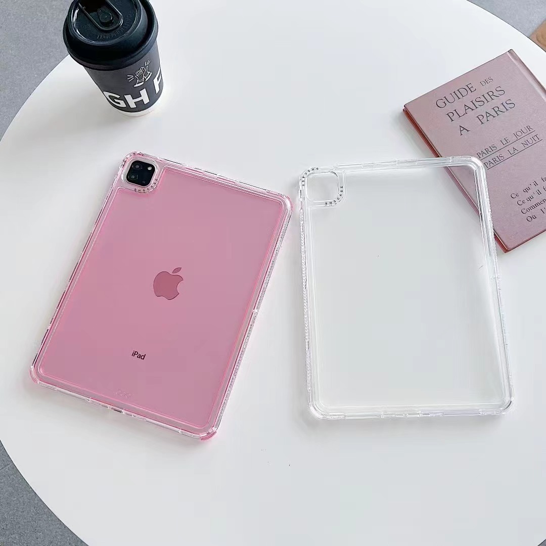 BEISOKY Candy Color 3 in 1 Airbag Acrylic Shockproof Bumper Tablet Case