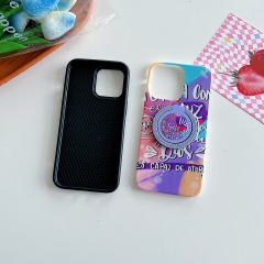 BEISOKY Ladies Design Luxury Diamond Ring Holder Kickstand Phone Case
