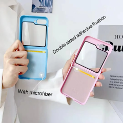 BEISOKY Colorful Luxury Glitter Ultra Slim Shockproof Bling Folding Phone Case for Samsung Galaxy Z Flip 6 5 4 3