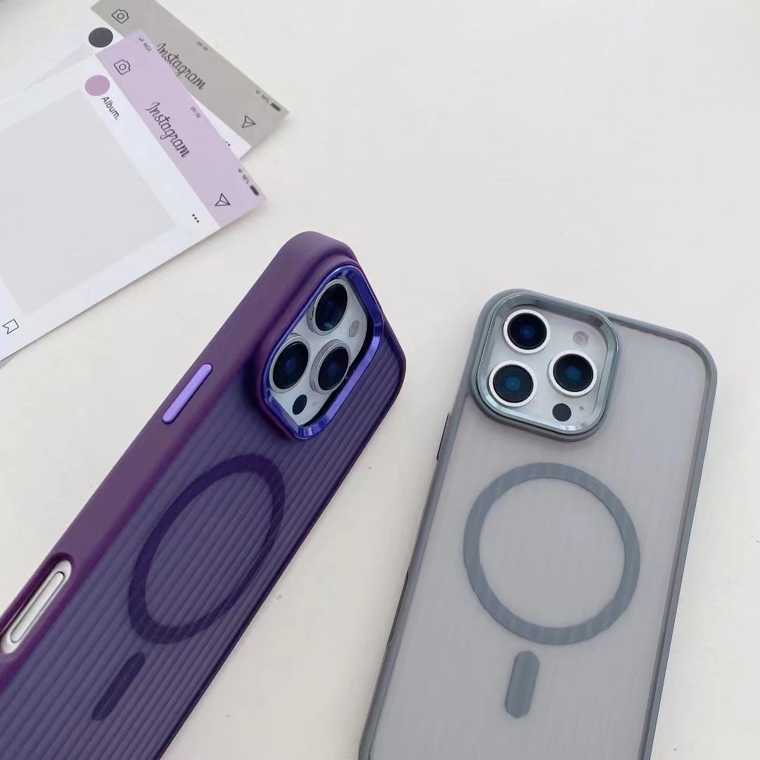 BEISOKY Luxury Magnetic Wireless Charging Anti Drop Protection Phone Case