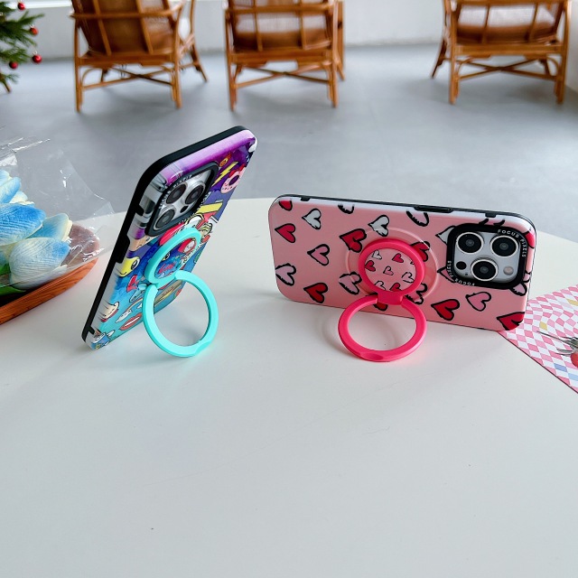 BEISOKY Ladies Design Luxury Diamond Ring Holder Kickstand Phone Case
