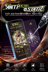 BEISOKY Anti-Dust Anti-static Protection ESD 9H Tempered Glass Screen Protector