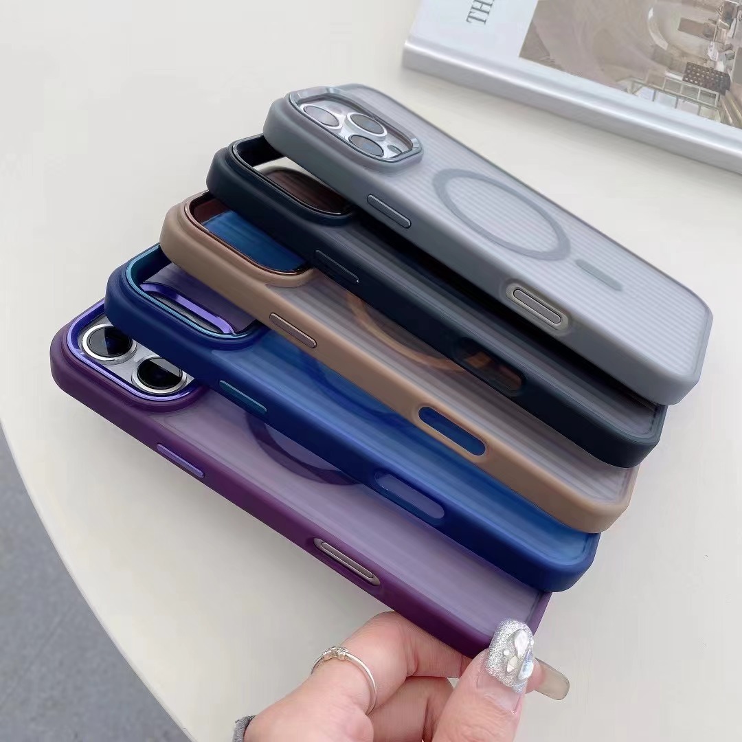 BEISOKY Luxury Magnetic Wireless Charging Anti Drop Protection Phone Case