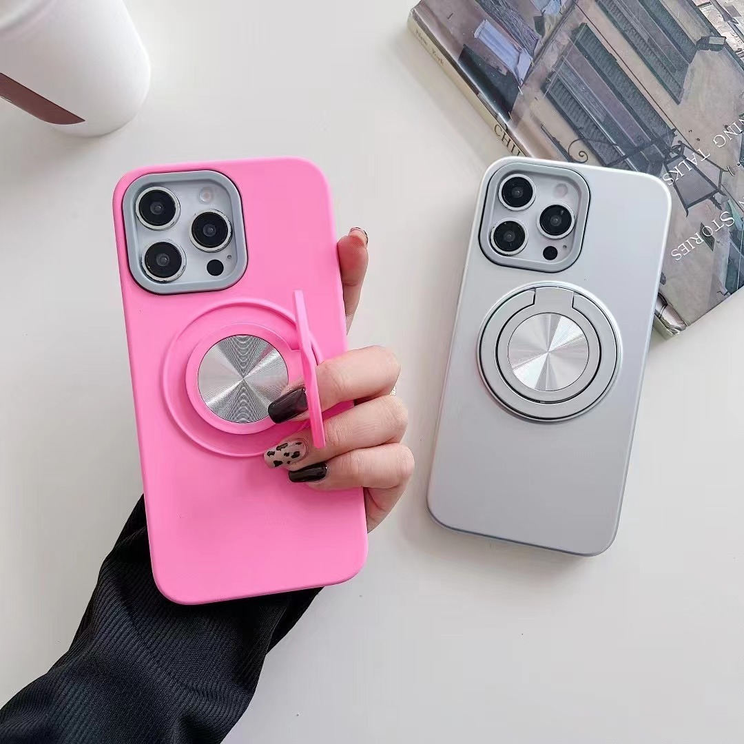 BEISOKY 2in1 With Invisible 360 Degree Rotation Ring Stand Mobile Phone Case