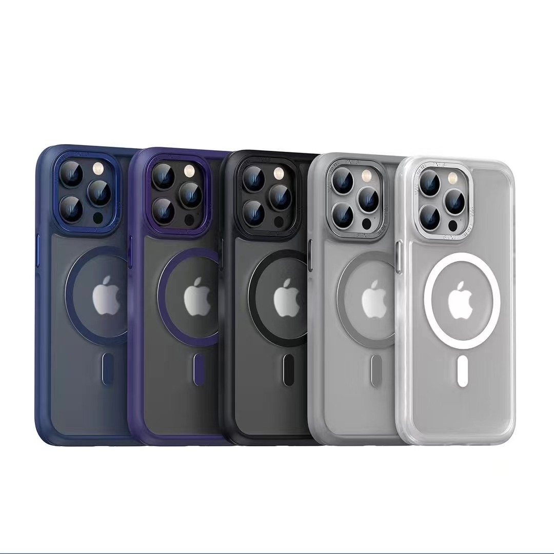 BEISOKY High Quality Matte Skin Feel Magnetic Phone Case for iPhone 11 12 13 14 15 16