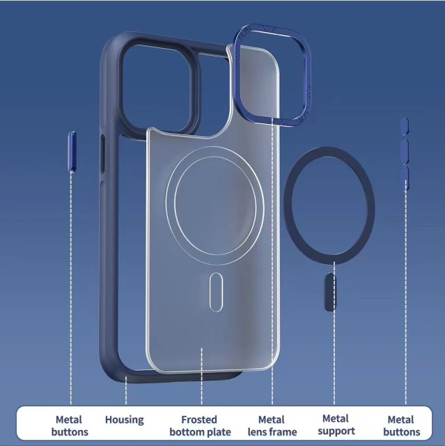 BEISOKY High Quality Matte Skin Feel Magnetic Phone Case for iPhone 11 12 13 14 15 16