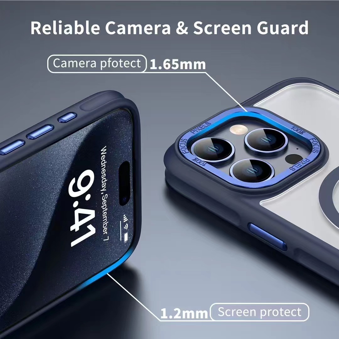 BEISOKY High Quality Matte Skin Feel Magnetic Phone Case for iPhone 11 12 13 14 15 16