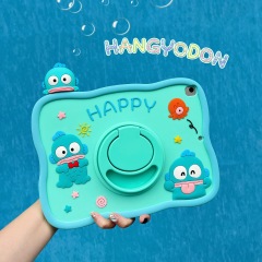 BEISOKY 360 Rotating Disc Silicone Cartoon Cute Soft Lovely Tablet Case for Ipad Mini 4 5