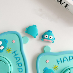 BEISOKY 360 Rotating Disc Silicone Cartoon Cute Soft Lovely Tablet Case for Ipad Mini 4 5
