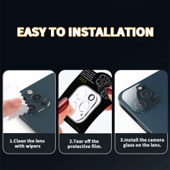 BEISOKY 3D Clear Moblie Phone Tempered Glass Full Cover Camera Lens Protector
