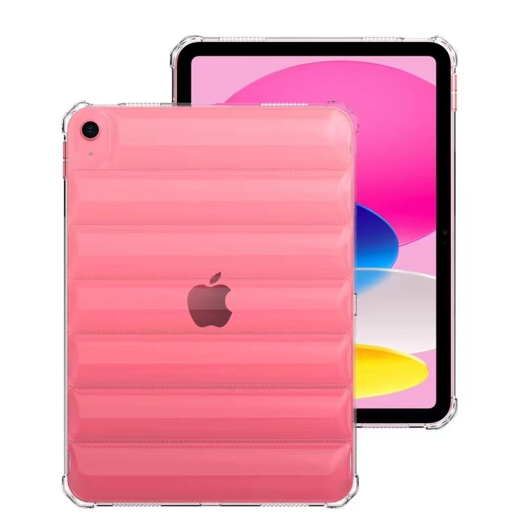 BEISOKY Shockproof Clear Down Jackets Bumper Cushion Tablet Case Transparent TPU Soft Cases for IPad7/8/9/10.2