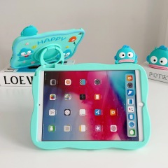 BEISOKY 360 Rotating Disc Silicone Cartoon Cute Soft Lovely Tablet Case for Ipad Mini 4 5