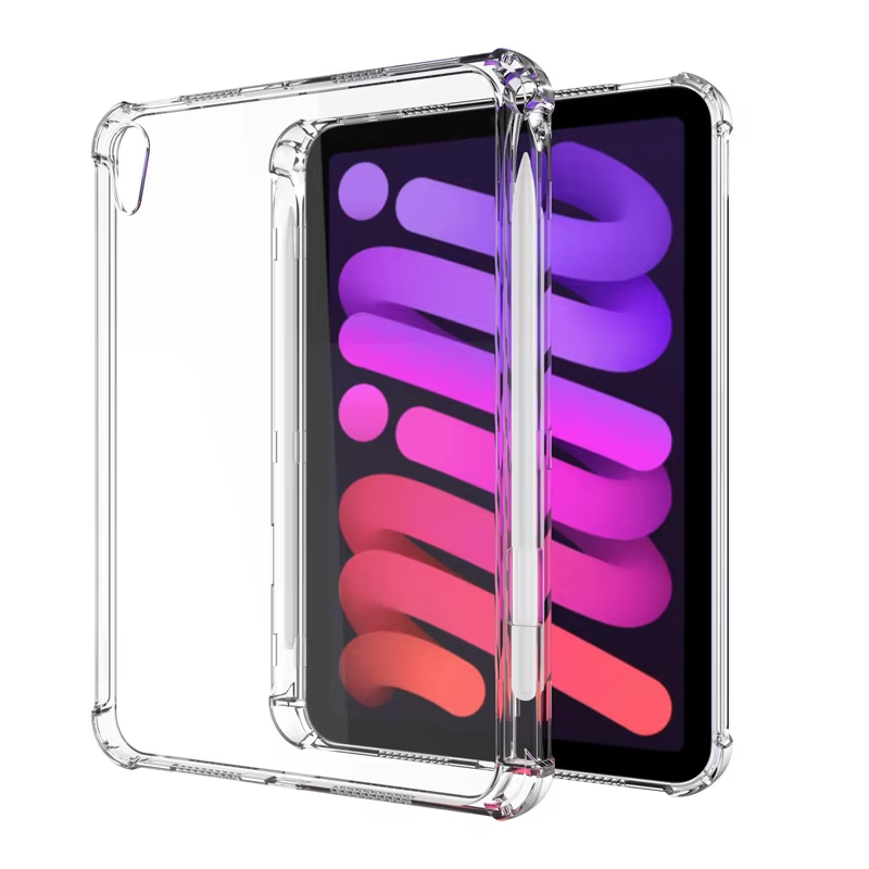 BEISOKY Transparent Soft TPU Case Cover Anti-fall Four Corners Airbag Anti-shock Back Cover Case for iPad Tab A7/T500/T505 10.4''