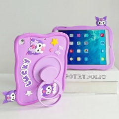 BEISOKY Cute 3D Silicone Cartoon Characters Kickstand Tablet Case for iPad Pro9.7 /10.5/10.9/11 Inch Tab Protective Case Cover