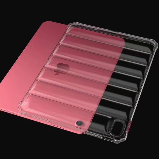 BEISOKY Shockproof Clear Down Jackets Bumper Cushion Tablet Case Transparent TPU Soft Cases for IPad7/8/9/10.2