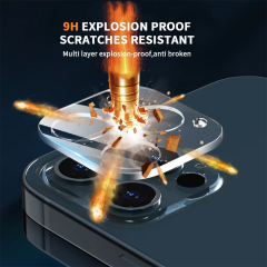 BEISOKY 3D Clear Moblie Phone Tempered Glass Full Cover Camera Lens Protector