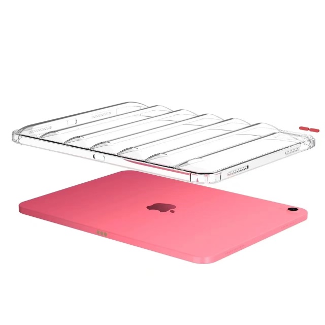 BEISOKY Shockproof Clear Down Jackets Bumper Cushion Tablet Case Transparent TPU Soft Cases for IPad7/8/9/10.2