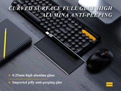 BEISOKY 3D Full Glue Anti Spy Privacy Glass for Samsung Galaxy S24 Plus S24 Ultra S23 S22 S21