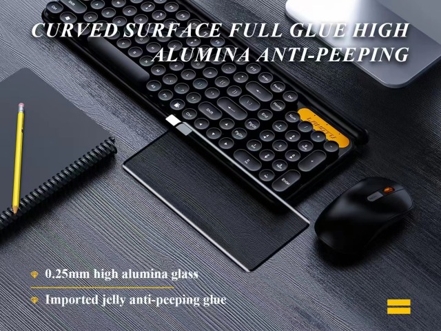 BEISOKY 3D Full Glue Anti Spy Privacy Glass for Samsung Galaxy S24 Plus S24 Ultra S23 S22 S21