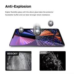 BEISOKY 0.33mm,2.5D Anti Blue Light tablet tempered glass
