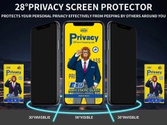 BEISOKY Super X Anti Static Privacy Glass ESD High Quality Full Glue Full Cover Tempered Glass Screen Protector for Iphone 15 Pro Max