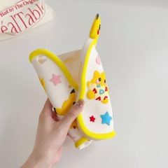BEISOKY 3D Cartoon Pokemen Design Silicone 360° Rotating Stand Case for iPad Pro 12.9 2018 2020 2021