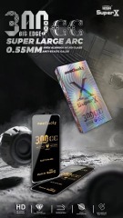 BEISOKY Full Glue 300CC ESD Transparent Super X Screen Tempered Glass for iPhone 16 Pro Max