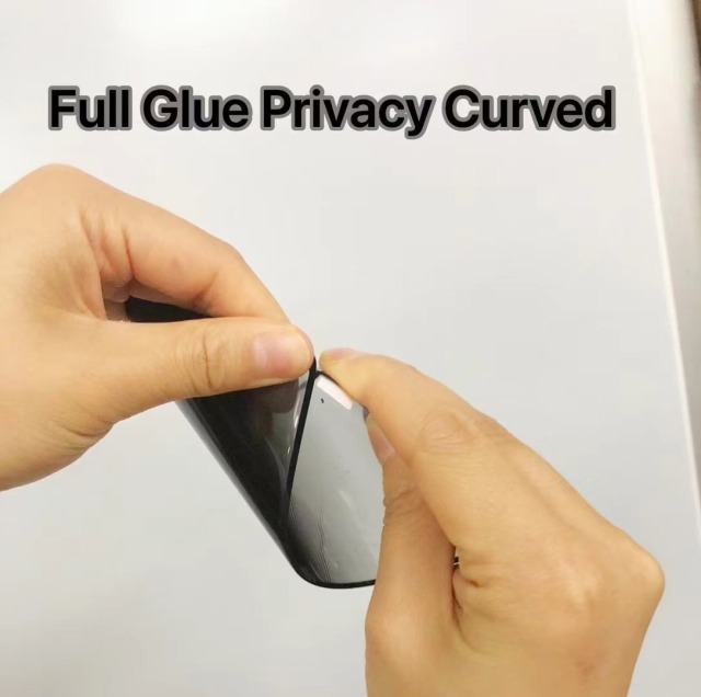 BEISOKY 3D Full Glue Anti Spy Privacy Glass for Samsung Galaxy S24 Plus S24 Ultra S23 S22 S21