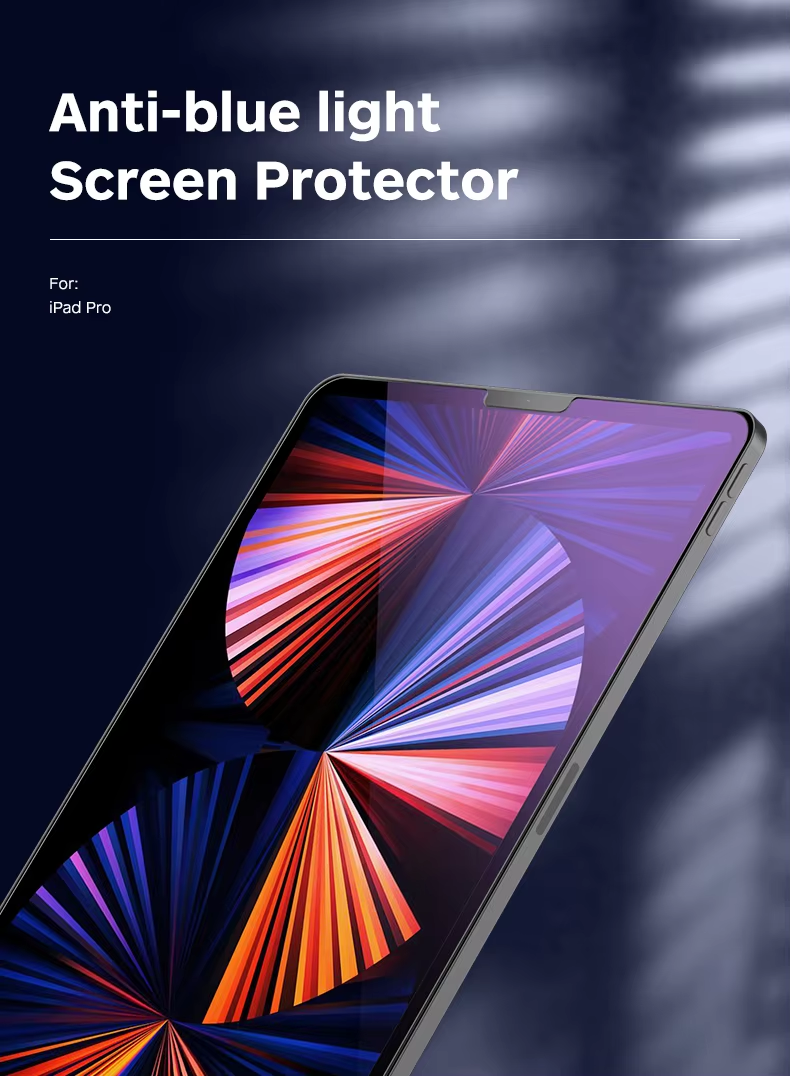 BEISOKY 0.33mm,2.5D Anti Blue Light tablet tempered glass