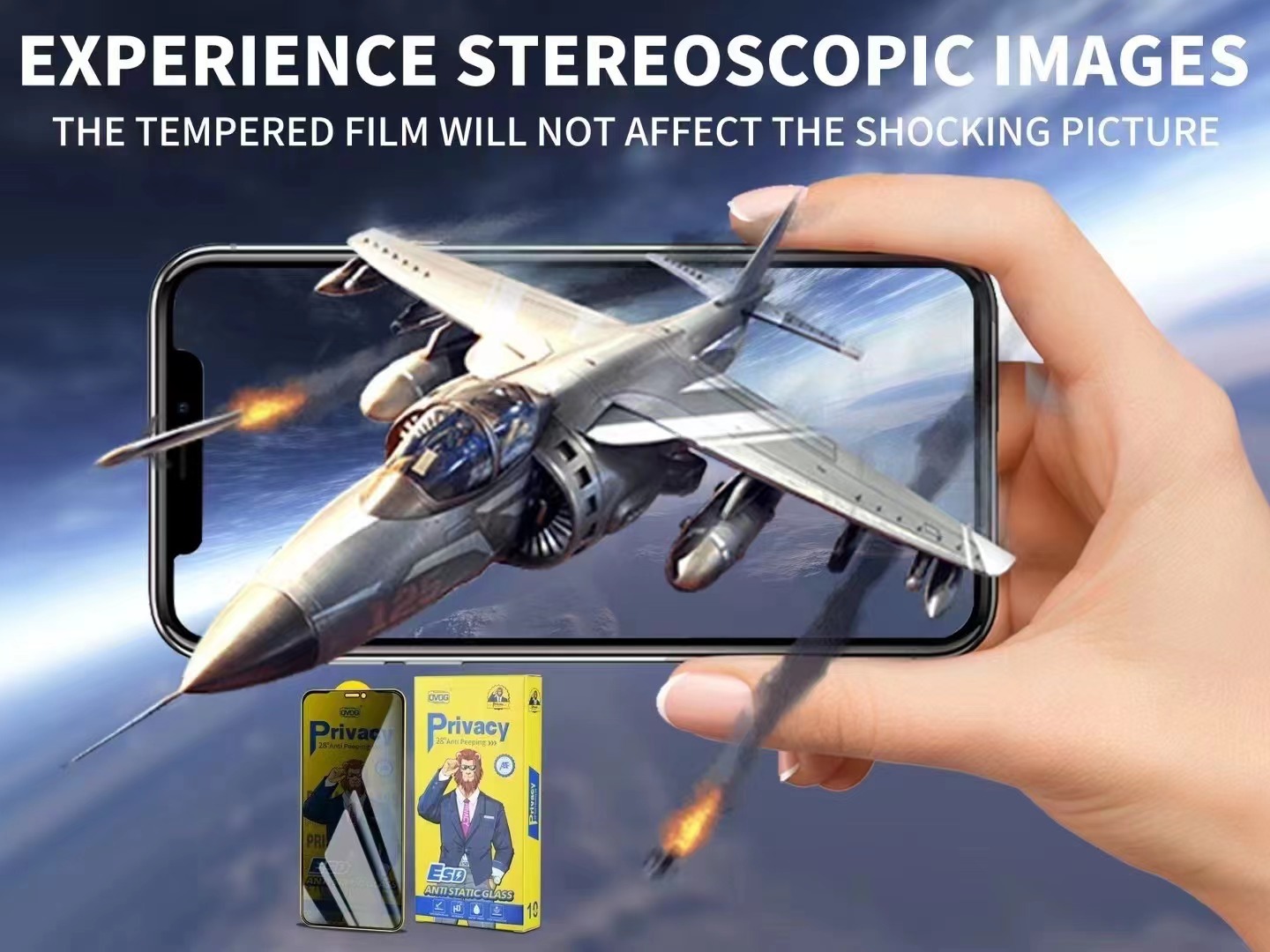 BEISOKY Super X Anti Static Privacy Glass ESD High Quality Full Glue Full Cover Tempered Glass Screen Protector for Iphone 15 Pro Max