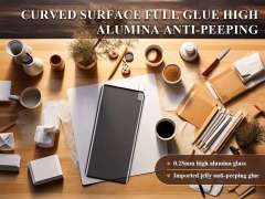 BEISOKY 3D Full Glue Anti Spy Privacy Glass for Samsung Galaxy S24 Plus S24 Ultra S23 S22 S21