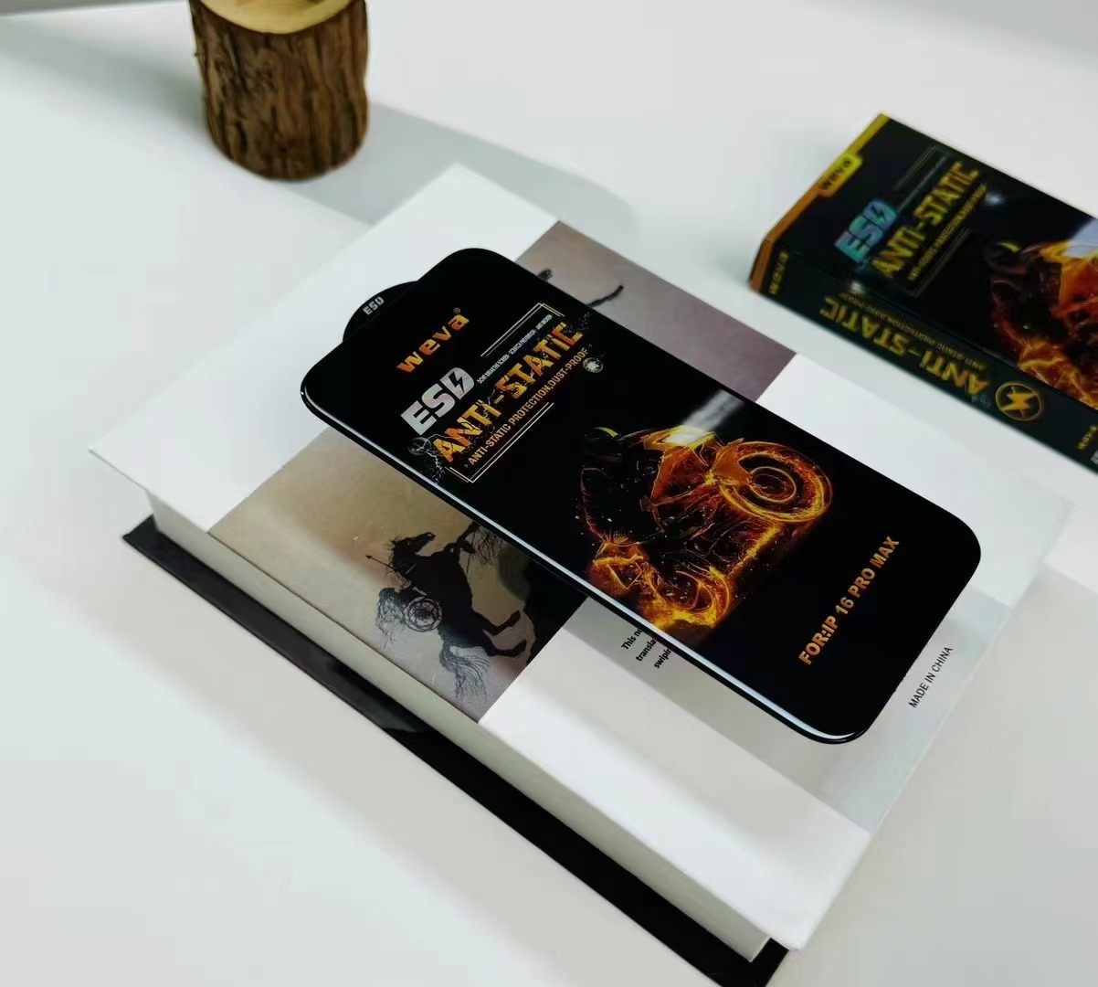 BEISOKY Strong Tempered Glass Full Cover Dust-proof ESD Anti Static Screen Protector for Samsung