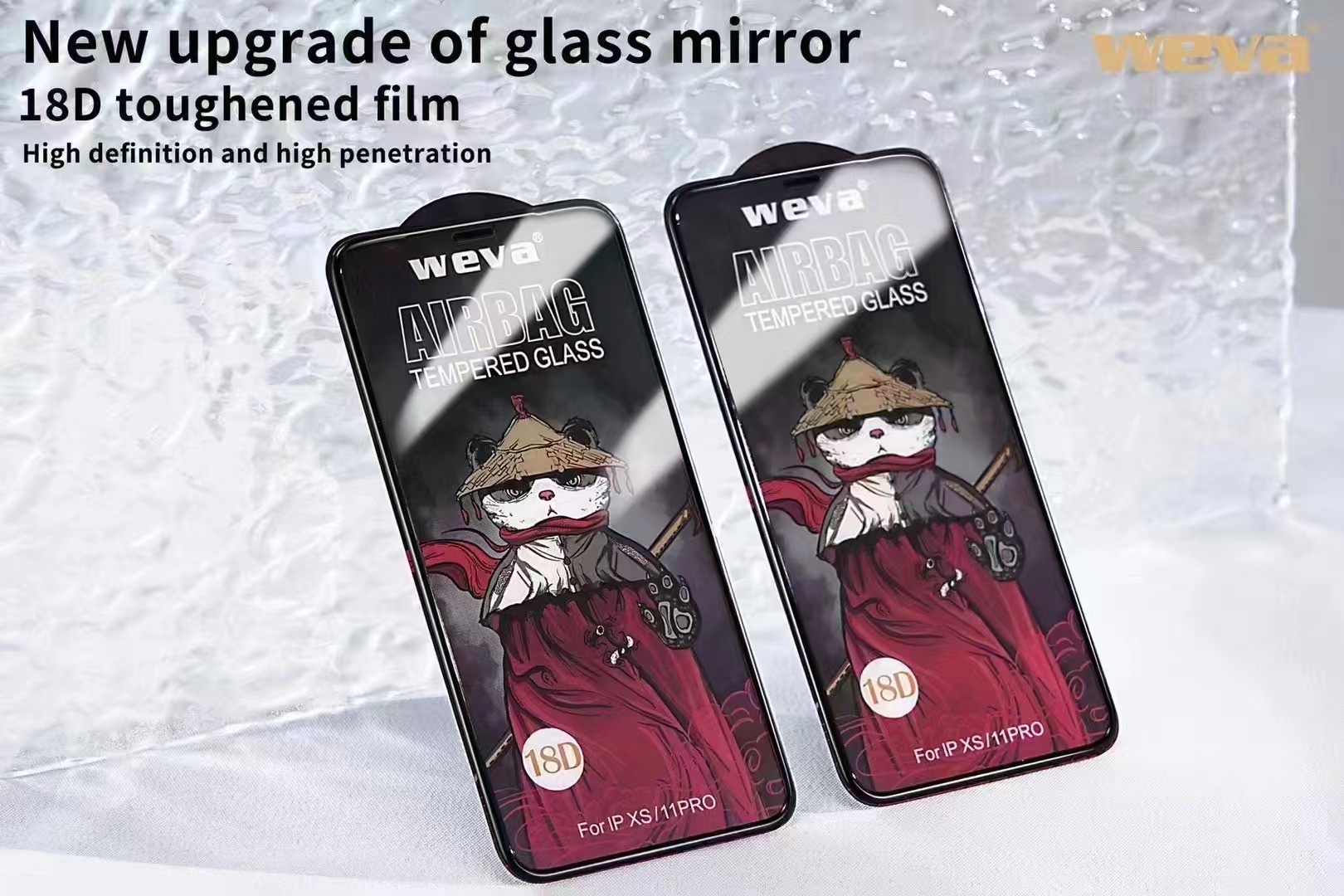 BEISOKY 18D Airbag Edge HD Transparent Anti Shockproof Screen Protector Tempered Glass