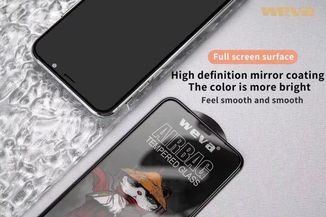 BEISOKY 18D Airbag Edge HD Transparent Anti Shockproof Screen Protector Tempered Glass