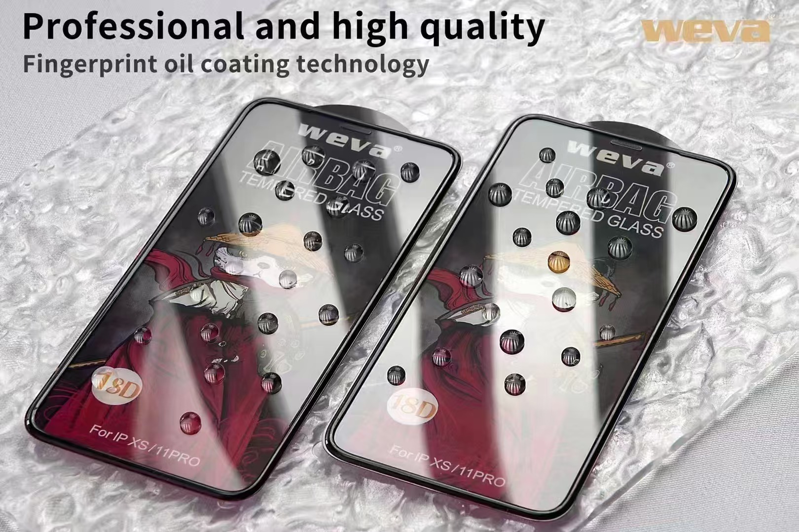 BEISOKY 18D Airbag Edge HD Transparent Anti Shockproof Screen Protector Tempered Glass