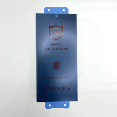 BEISOKY Easy Install Nano Anti Spy Flexible Film Privacy Curved Ceramic Screen Protector for Samsung S24 ULTRA S23 ULTRA