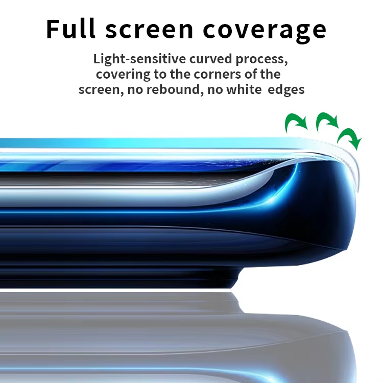 BEISOKY 9H Curved Easy Install Kit PMMA Screen Protector Polymer Nano Ceramic Protective Films for Samsung Galaxy S24 S23 Ultra