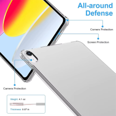 BEISOKY Anti Shock TPU Silicon Transparent Cover for iPad Mini 6 Case for iPad Mini 7 Cover 8.3 Inch