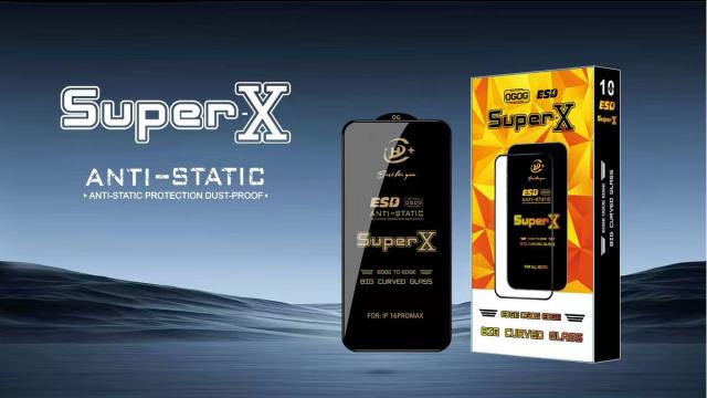 BEISOKY Mobile Super X Esd Screen Protector Glass Telephone Accessories Anti-Static Screen Protectors