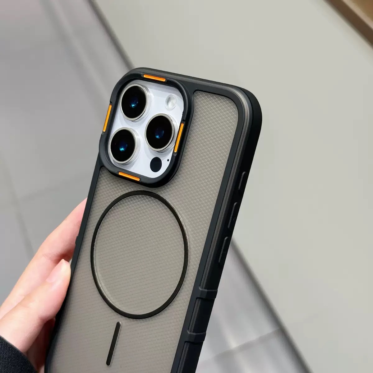 BEISOKY Strong Anti-Drop Matte Translucent Magnetic Phone Case for iPhone 16 15 14 13 12 11 Pro Max Plus Shockproof Back Cover