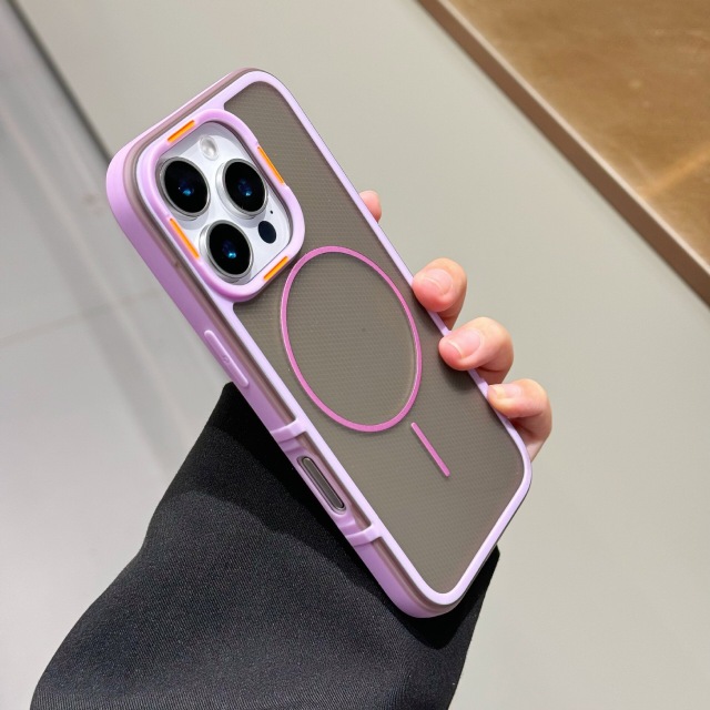 BEISOKY Strong Anti-Drop Matte Translucent Magnetic Phone Case for iPhone 16 15 14 13 12 11 Pro Max Plus Shockproof Back Cover