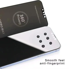 BEISOKY New Arrival Anti-peeping Full Cover Anti Spy 360 Degree Privacy Glass Screen Protector for iPhone 16 15 14 Pro Max