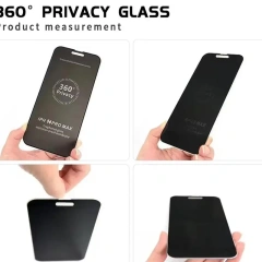 BEISOKY New Arrival Anti-peeping Full Cover Anti Spy 360 Degree Privacy Glass Screen Protector for iPhone 16 15 14 Pro Max